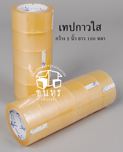 เทปกาวใส Newchor Tape กว้าง 2 นิ้ว ยาว 100 หลา แพ็ค 6 ม้วน