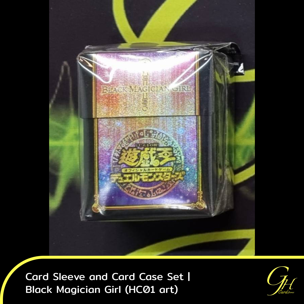 Yugioh [HC01-BMGS1] Card Sleeve and Card Case Set - Black Magician Girl (HC01 art)