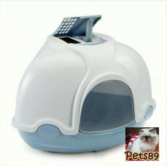 ห้องน้ำแมว สามเหลี่ยมเข้ามุม