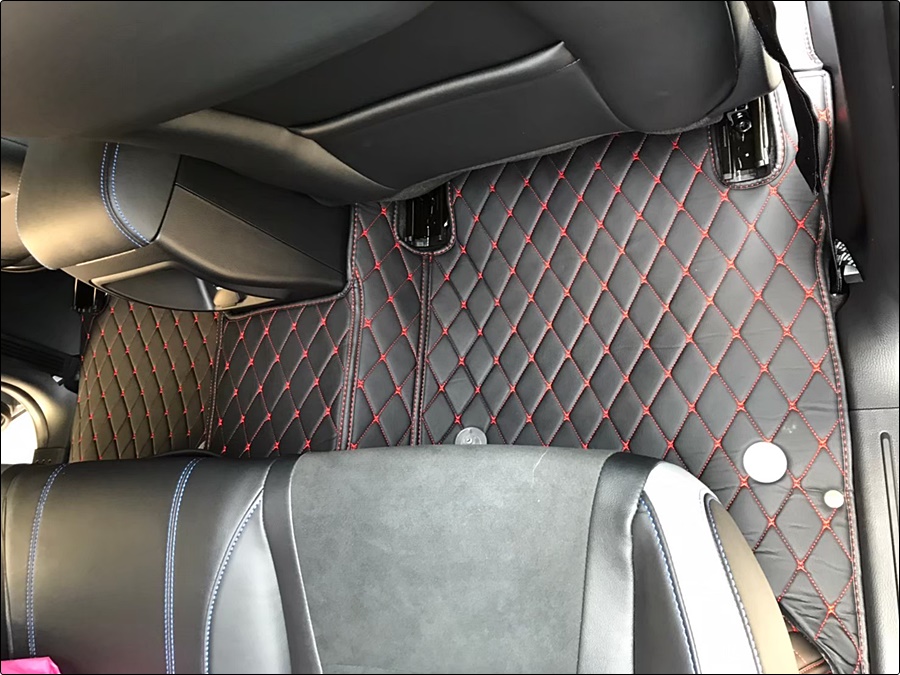 พรมปูพื้นรถยนต์ 6D FORD NEXT GEN RANGER 4ประตู 2022 พรม6D QJ VIP หนาพิเศษ เต็มคัน