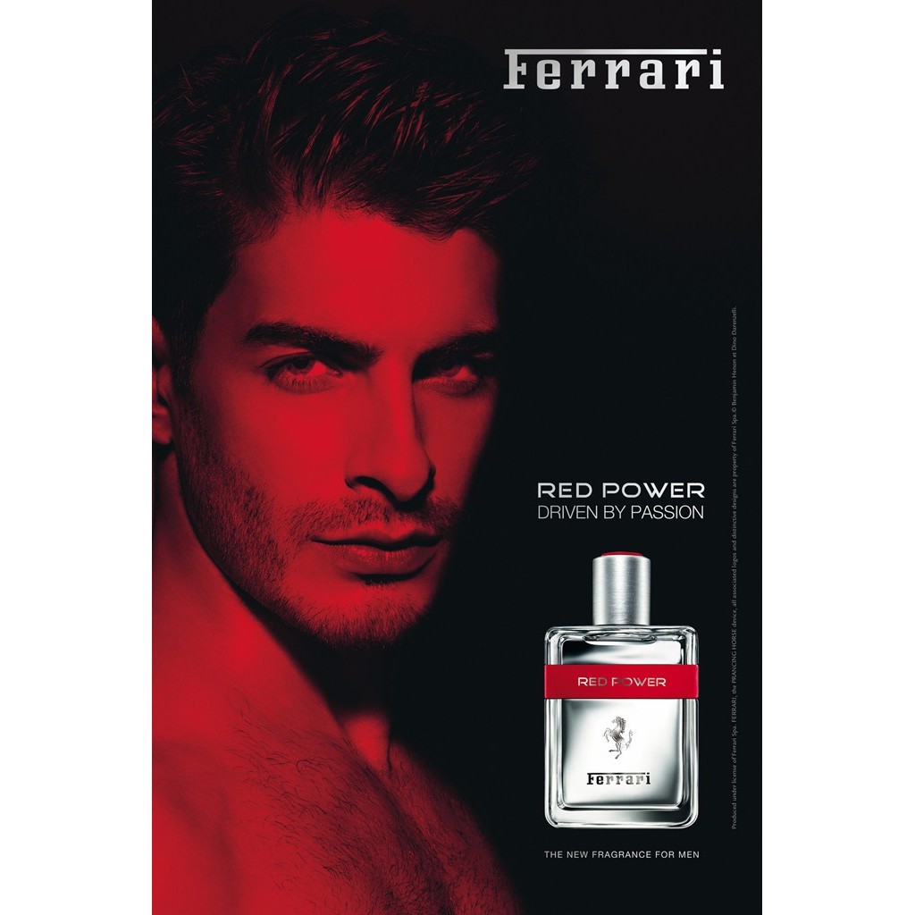 น้ำหอมแท้ FERRARI RED POWER FOR MEN EAU DE TOILETTE SPRAY 125 ML ของใหม่ กล่องซีล เหมือนกับห้าง