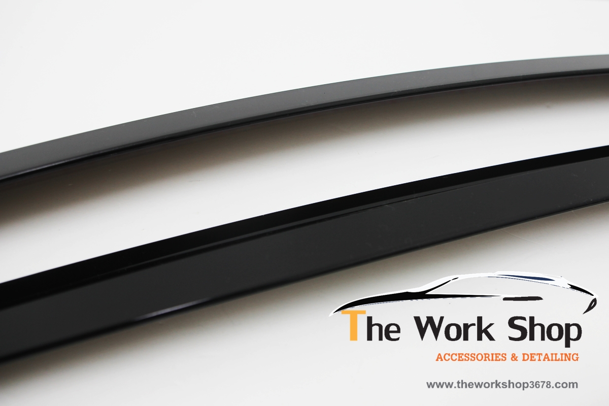 Smoke Door Visor for Rio 4 Door ( กันสาดสีดำ )