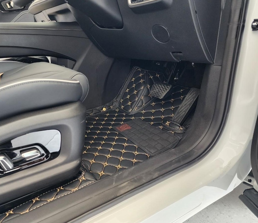 พรมปูพื้นรถยนต์ 6D OMODA C5 EV พรม6D VIP QJ โอโมดา ซี5 ลายสตาร์ แบบหนาพิเศษ เข้ารูป เต็มคัน