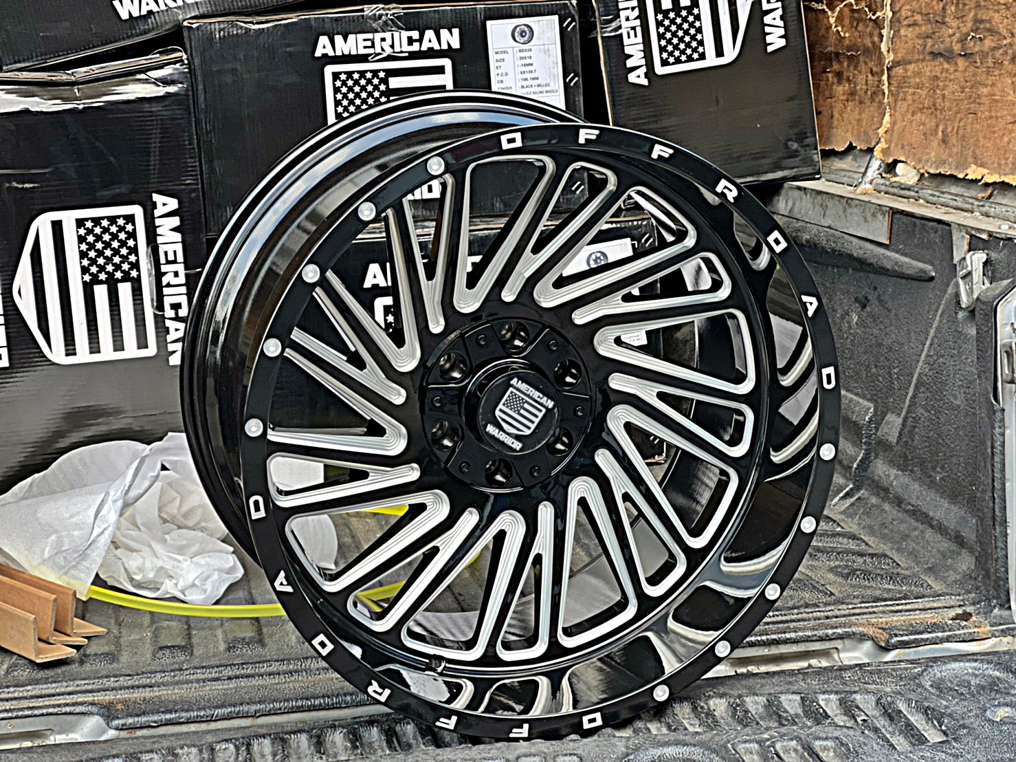 AMERICAN WARRIOR BE035 ขอบ22 ลายใหม่ที่ STEP9