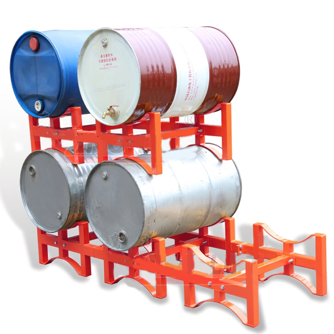 ชั้นวางถังน้ำมัน ถังเคมี ถังเหล็ก ขนาด 200 ลิตร พร้อมล้อเลื่อน รุ่น TY100/TY150