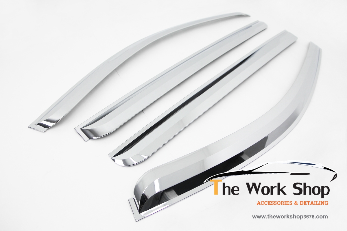 Chrome Door Visor for Carnival ( กันสาดแบบโครเมี่ยม )