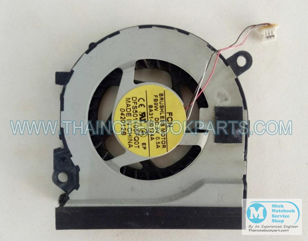 MT01635 พัดลมระบายความร้อนโน๊ตบุ๊ค SAMSUNG NP530U4B-BA31-00124A Cooling Fan(สินค้ามือสอง) 2