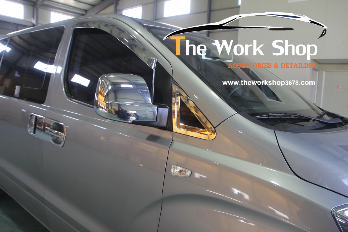 A Pillar Molding for H-1 ( โครเมี่ยมแต่งฐานกระจก )