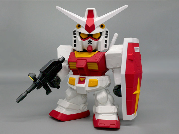 Jambo Soft Vinyl Figure SD RX-78-2 SD Gundam 2P Color Ver. (Completed)