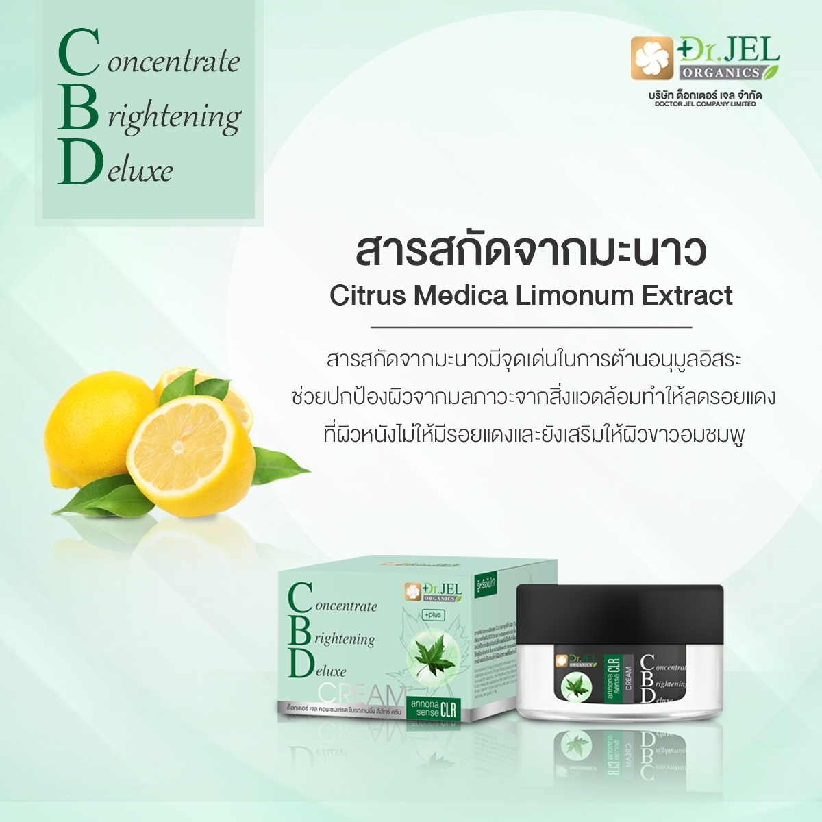 CBD Cream สารสกัดจากมะนาว