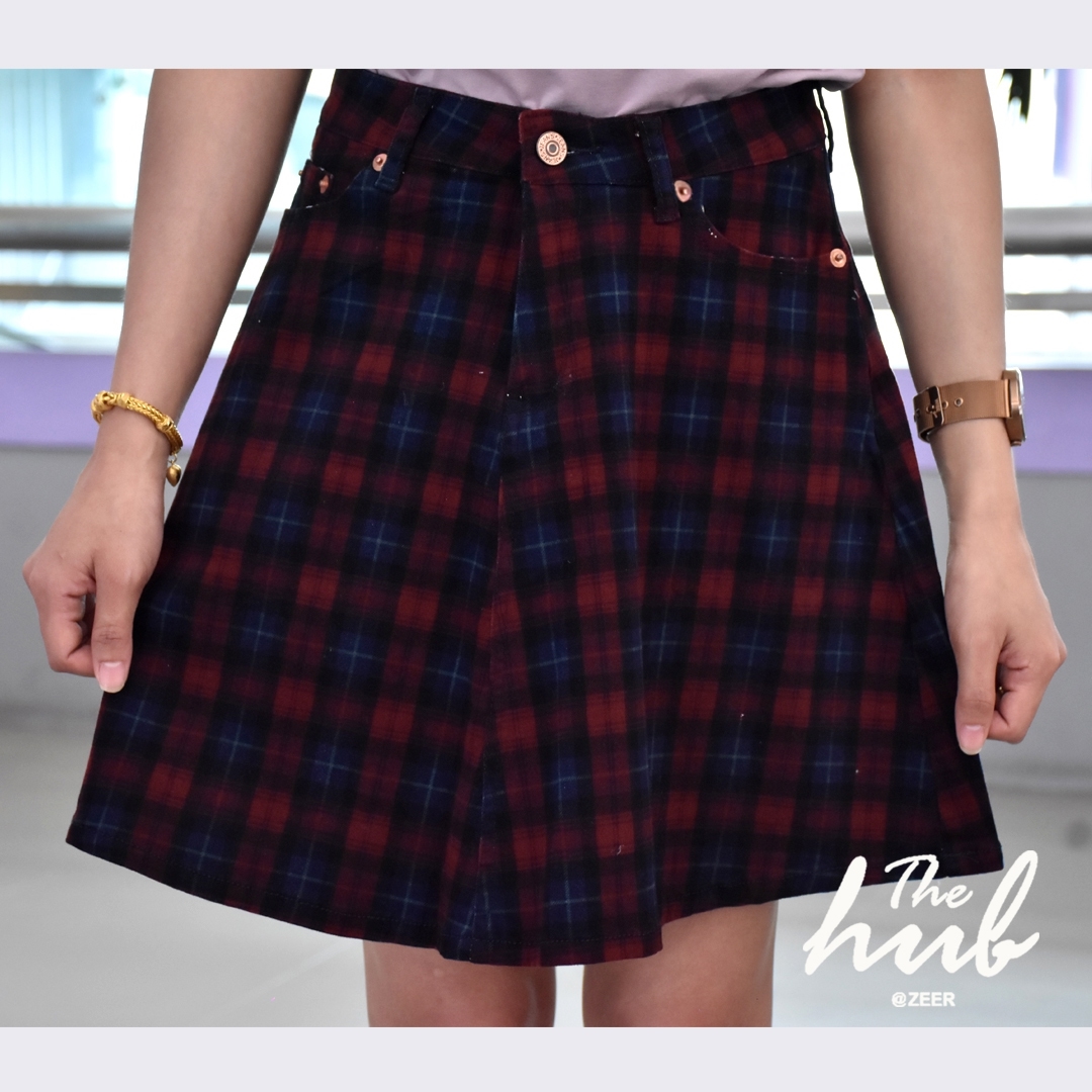 กระโปรงลายสก๊อต