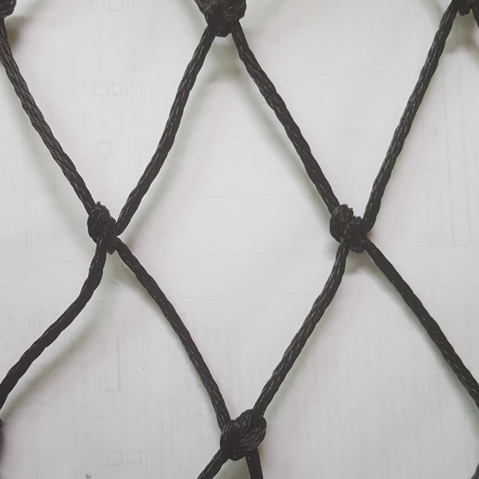 ตาข่ายสนามบอล HDPE ขนาด 7x7 ซ.ม. 3.5 mm ผสมสารป้องกันรังสียูวี