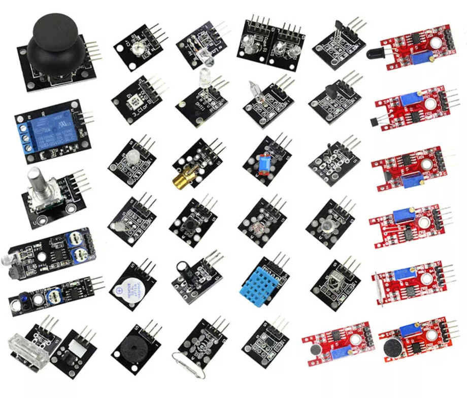ชุดโมดูลเซ็นเซอร์ 37 in 1 สำหรับ Arduino (37 IN 1 Sensor Kits For Arduino) พร้อมกล่องบรรจุ 37in1