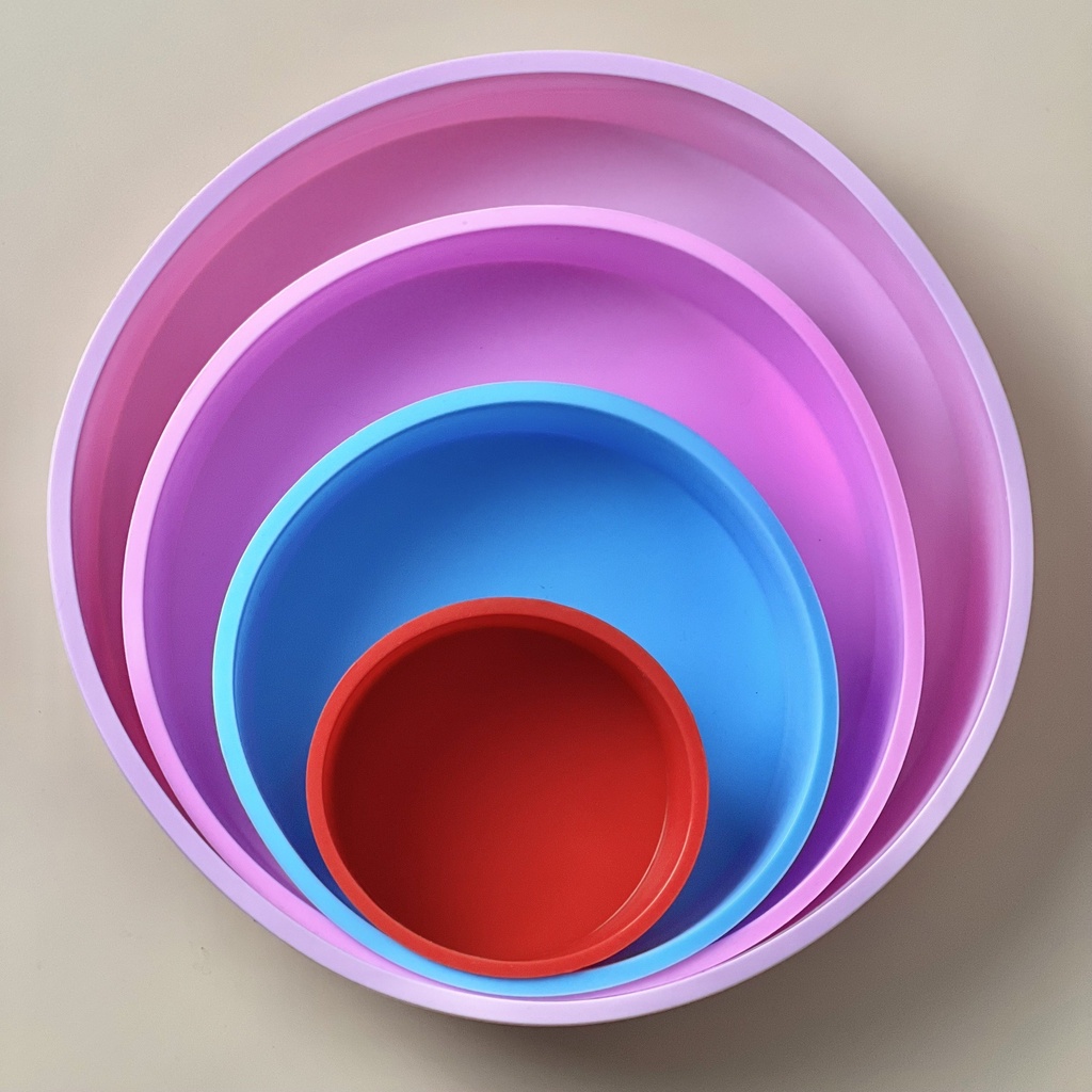 พิมพ์ขนมซิลิโคน ปอนด์เค้กวงกลม ครบทุกไซส์ ครึ่งปอนด์,1ปอนด์,2ปอนด์,3ปอนด์