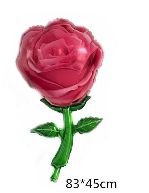 ลูกดป่งฟอยล์ดอกกุหลาบ / Foil Balloon Rose