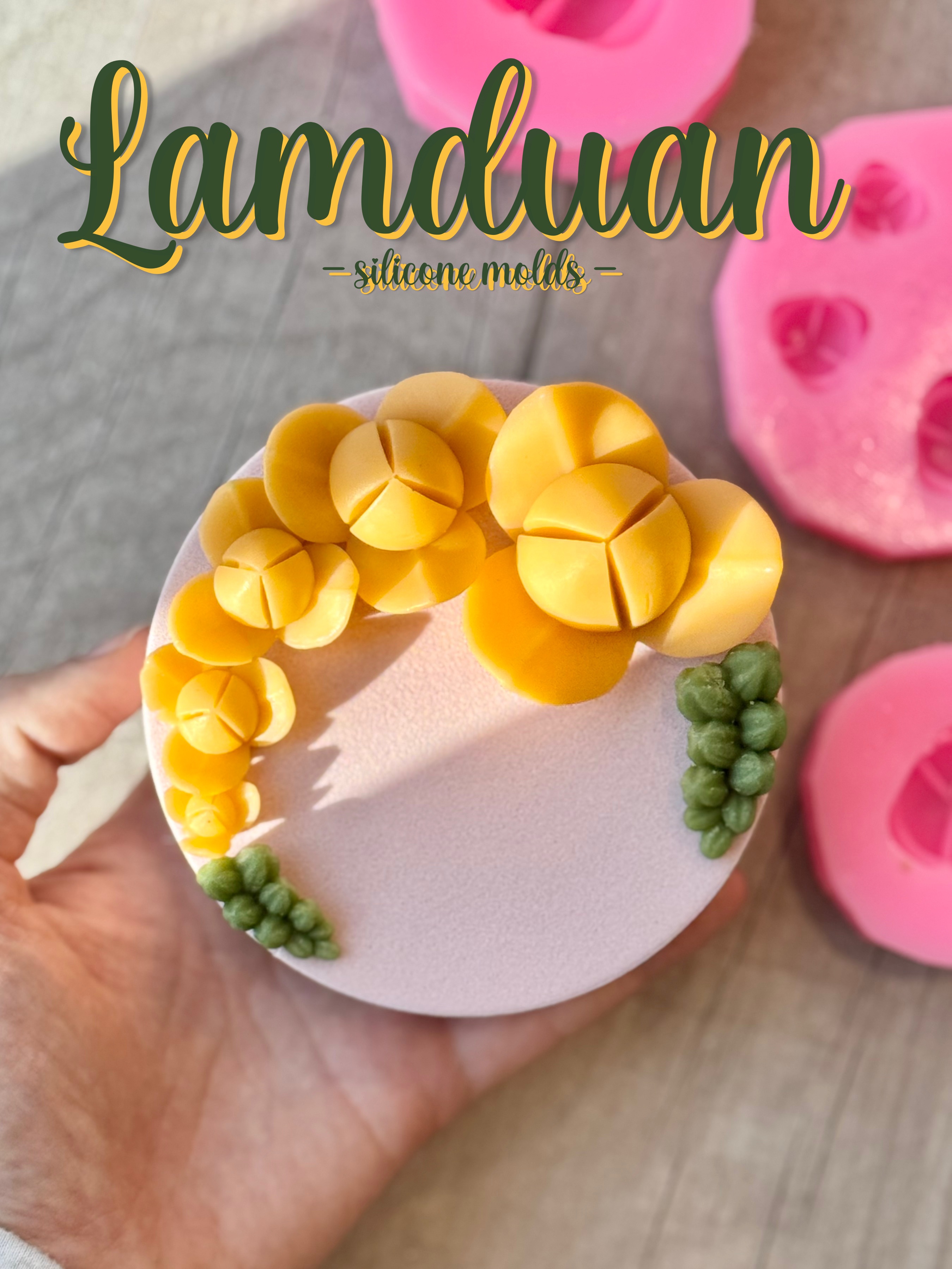 รวมแม่พิมพ์ขนม ดอกลำดวน มีหลายไซส์ ทำขนมได้