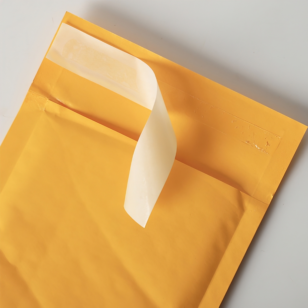 ซองกันกระแทก มีบับเบิ้ลและกาวในตัว กระดาษคราฟท์สีเหลือง bubble#02