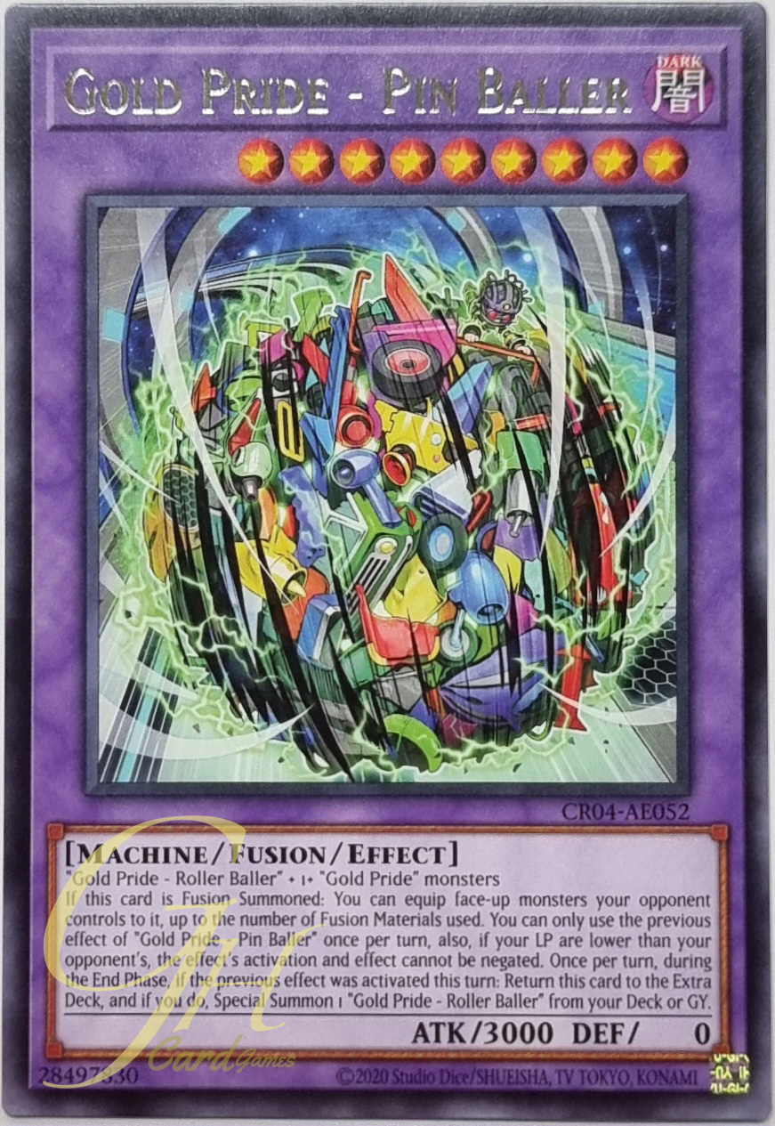 Yugioh [CR04-AE052] Gold Pride - Pin Baller (Rare)