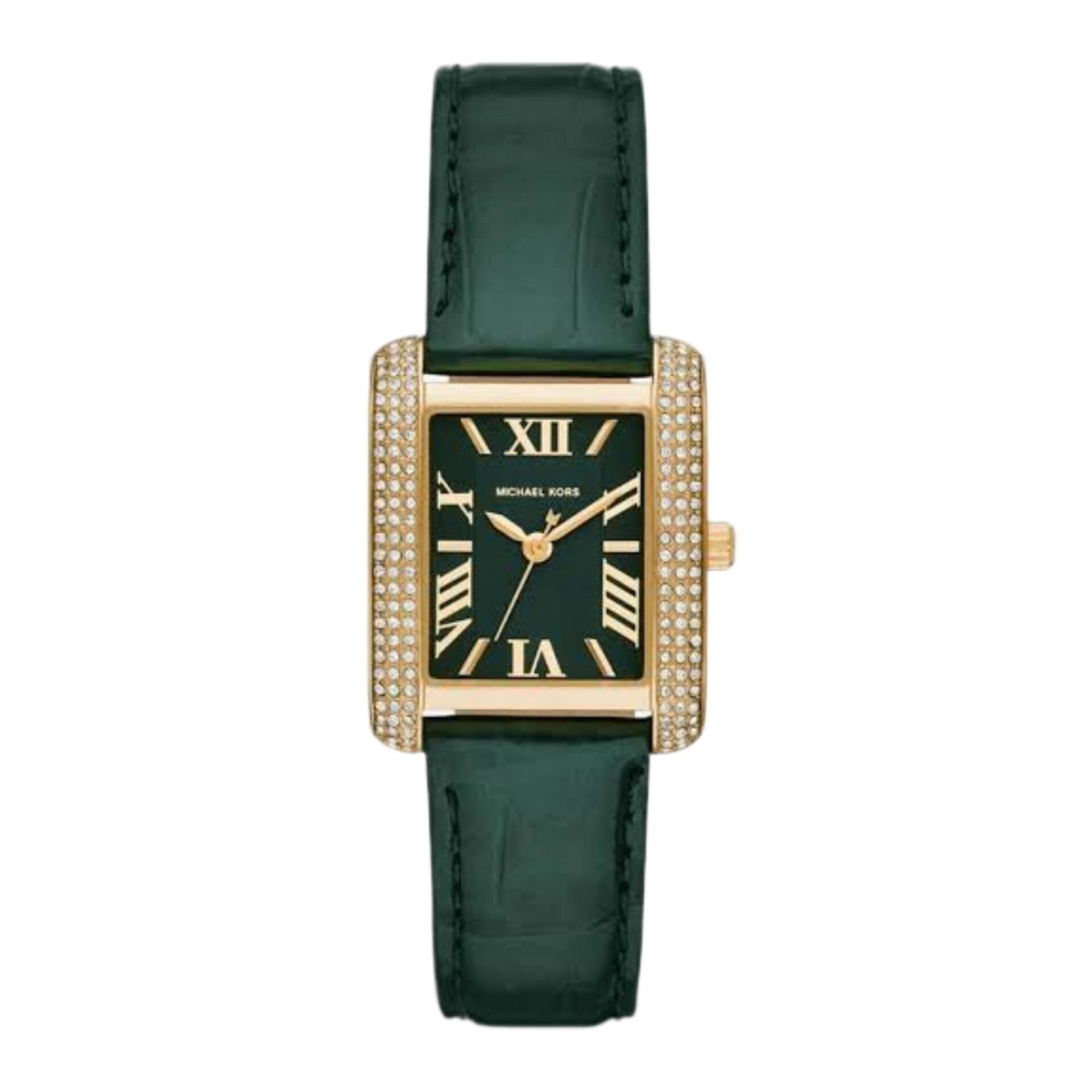 นาฬิกา Michael Kors Emery Three-Hand Green Croco Leather Watch MK4697 Size 33 mm