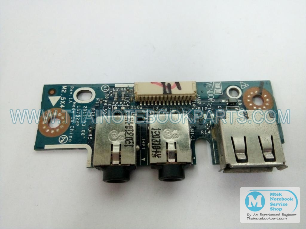 MT08118 Asus A53U Audio USB Jack Board - 435NOU88L 01 (สินค้ามือสอง) 2