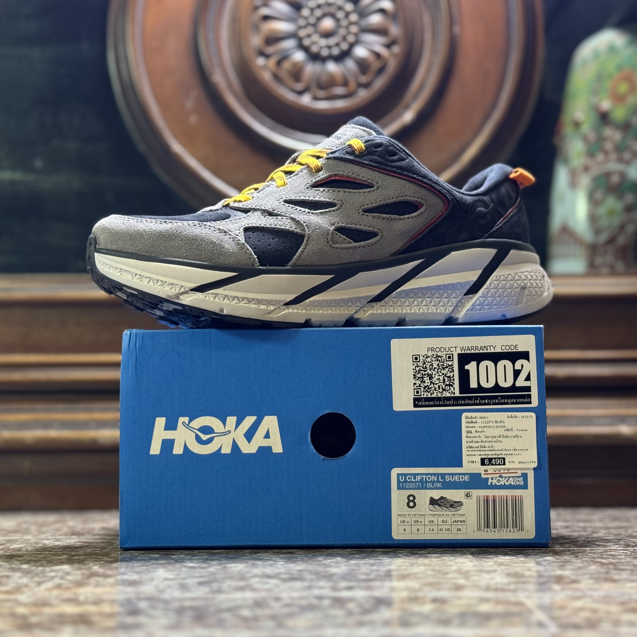 รองเท้า HOKA Clifton L Suede ‘Lunar Rock’ EXCLUSIVE (M5.5-11US)