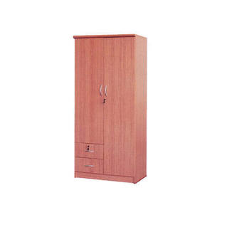 DSB Decorตู้เสื้อผ้า 2บานเปิดขนาด 80 cm (สีบีช)