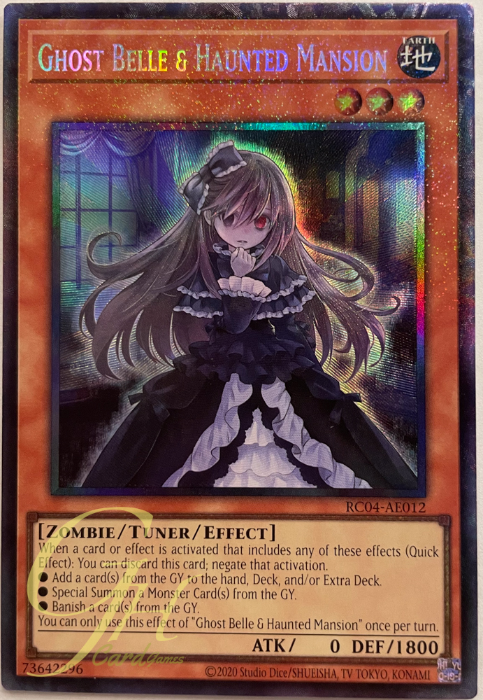 Yugioh [RC04-AE012] Ghost Belle & Haunted Mansion (Collector's Rare)