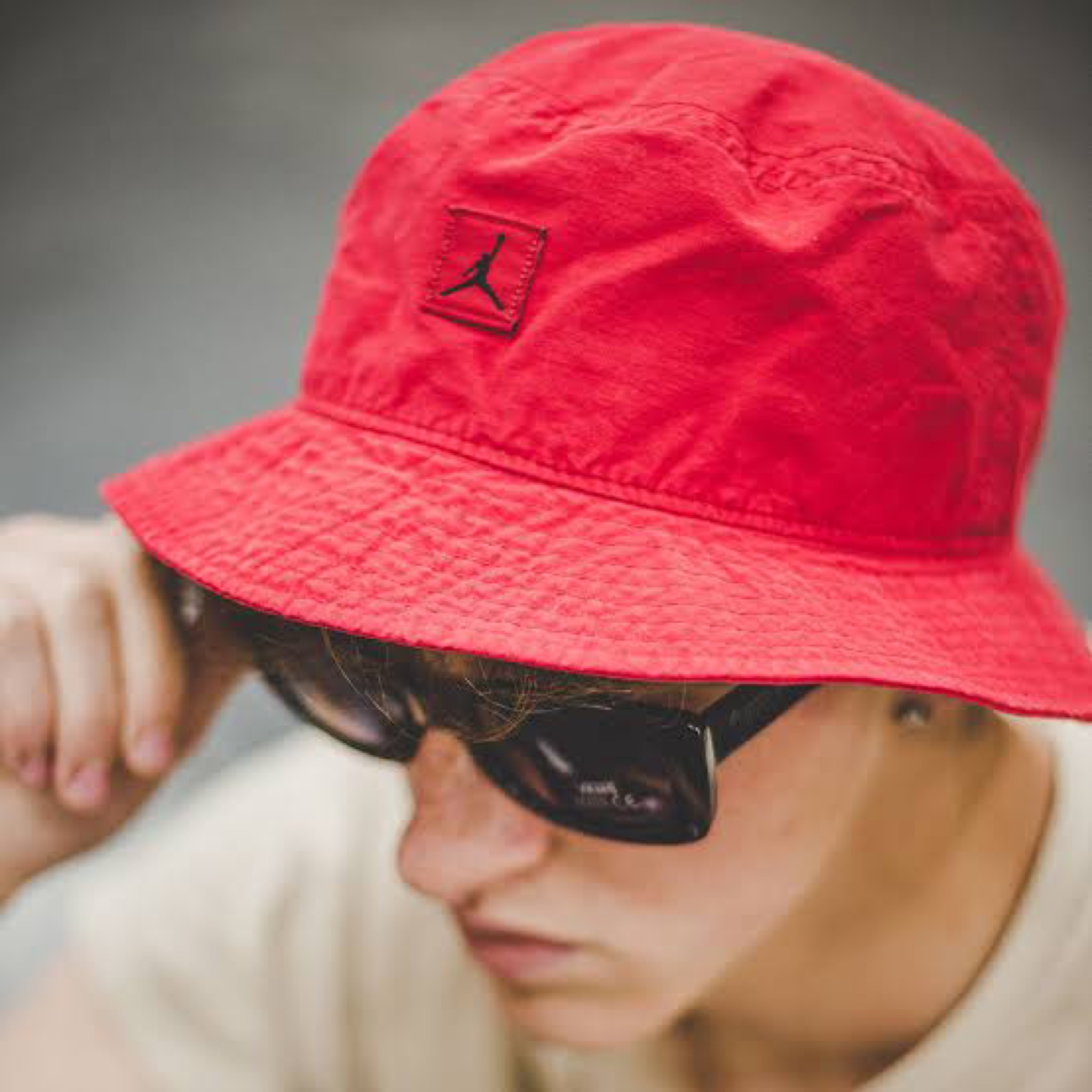 หมวกปีกรอบ Nike Jordan JumpMan Washed Bucket Hat ‘RED’ (S,M,L)