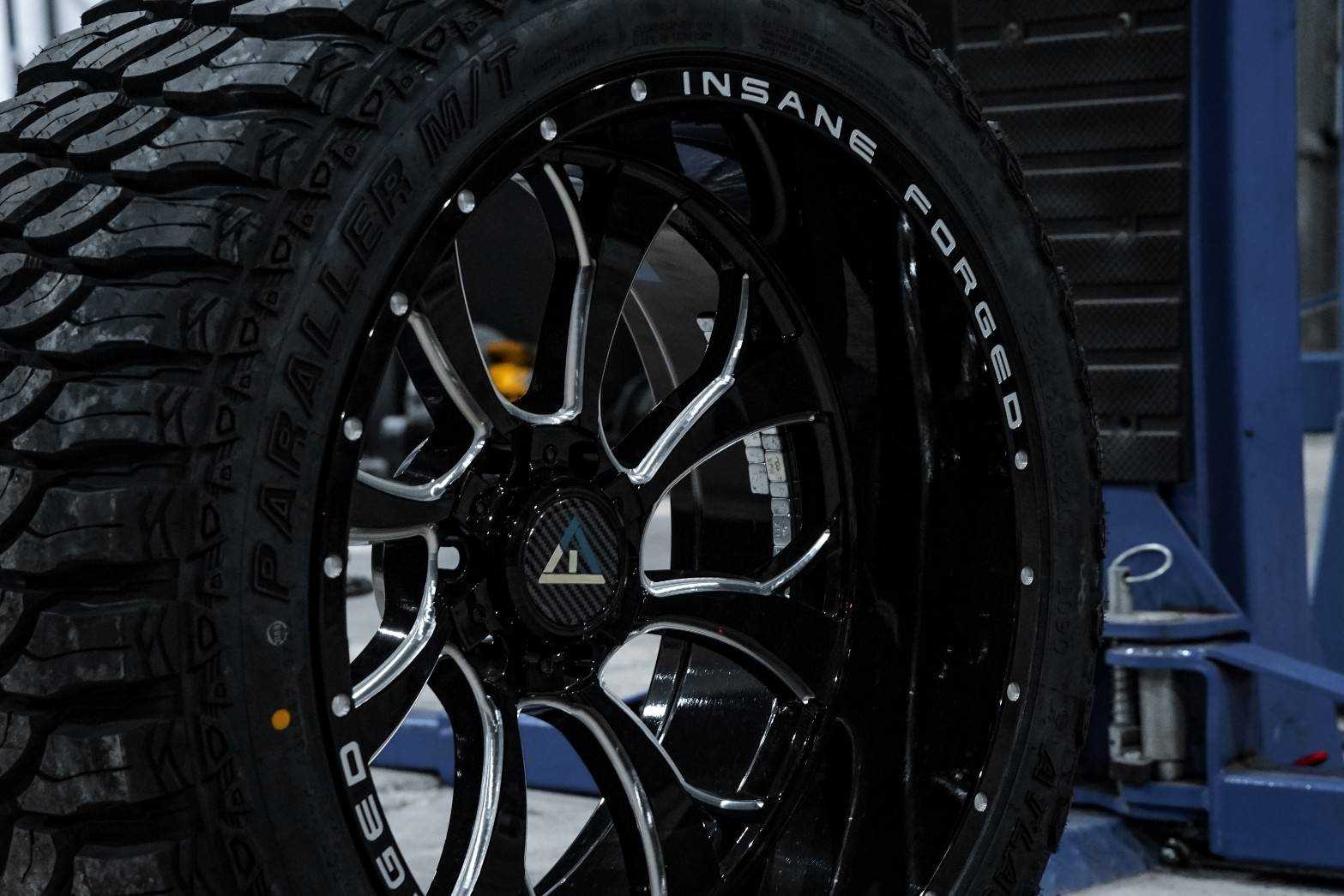 ล้อยางขอบ 22 ล้อ VLDF03 22X12 ET-51 ดำกลึงเงา ยาง ATLAS 33X12.5-22