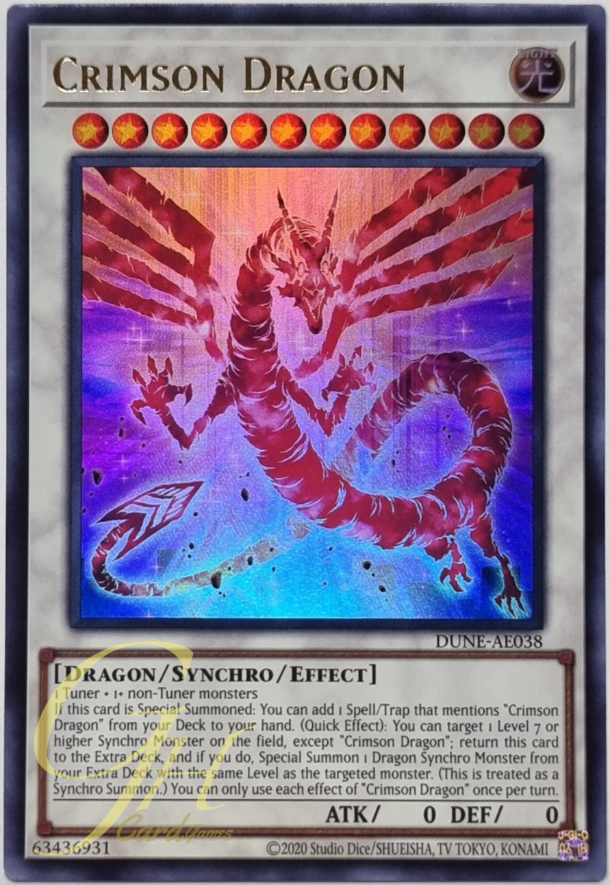 Yugioh [DUNE-AE038] Crimson Dragon (Ultra Rare)
