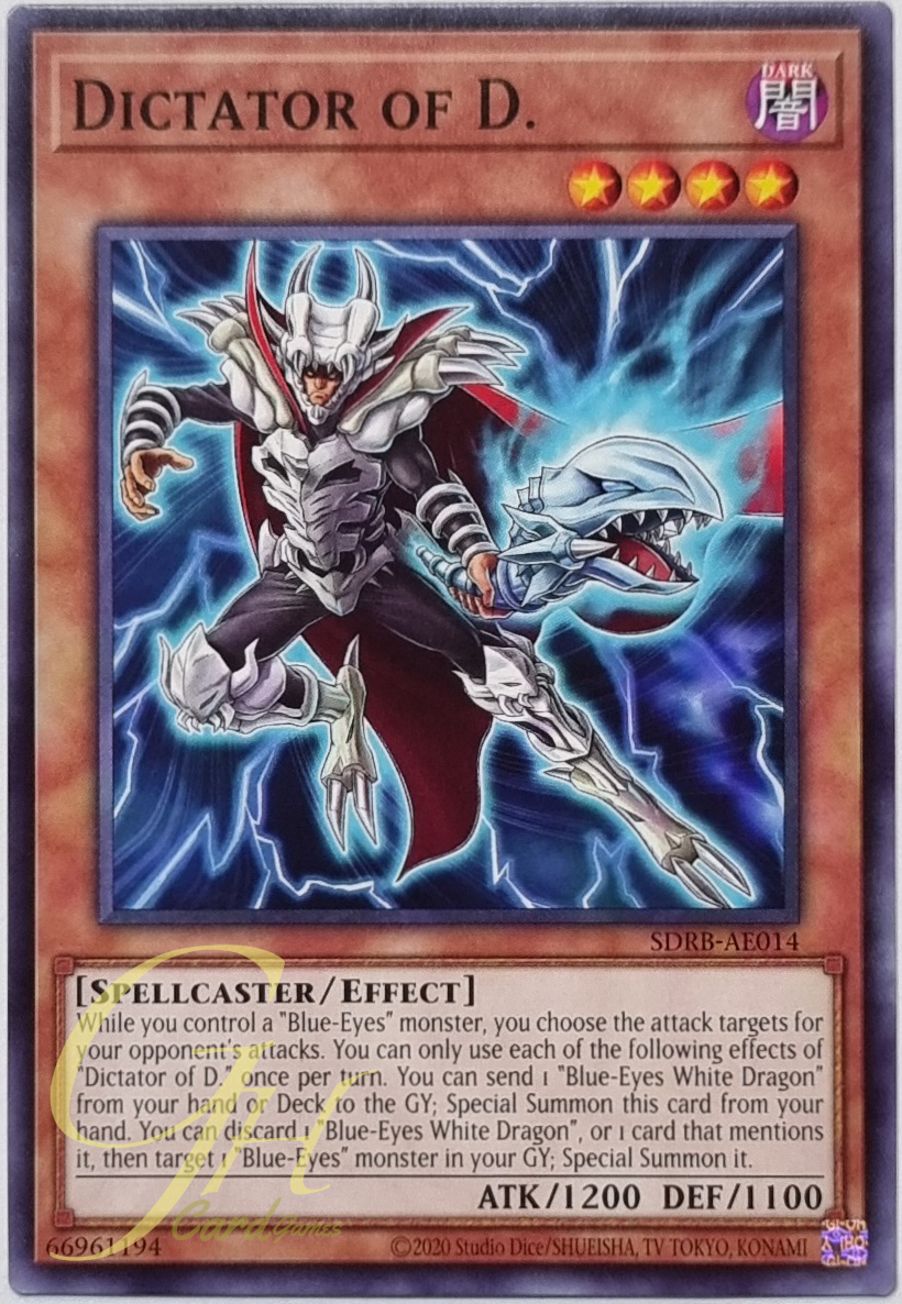 Yugioh [SDRB-AE014] Dictator of D. (Common)