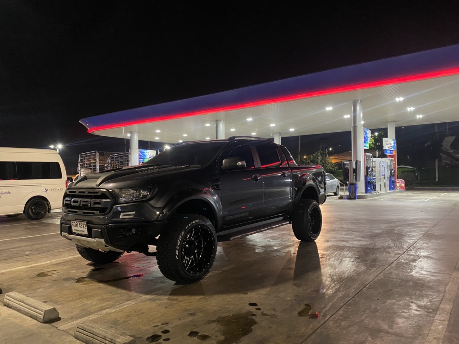 FORD RANGER ยก2นิ้วใส่ล้อ ออฟลึก