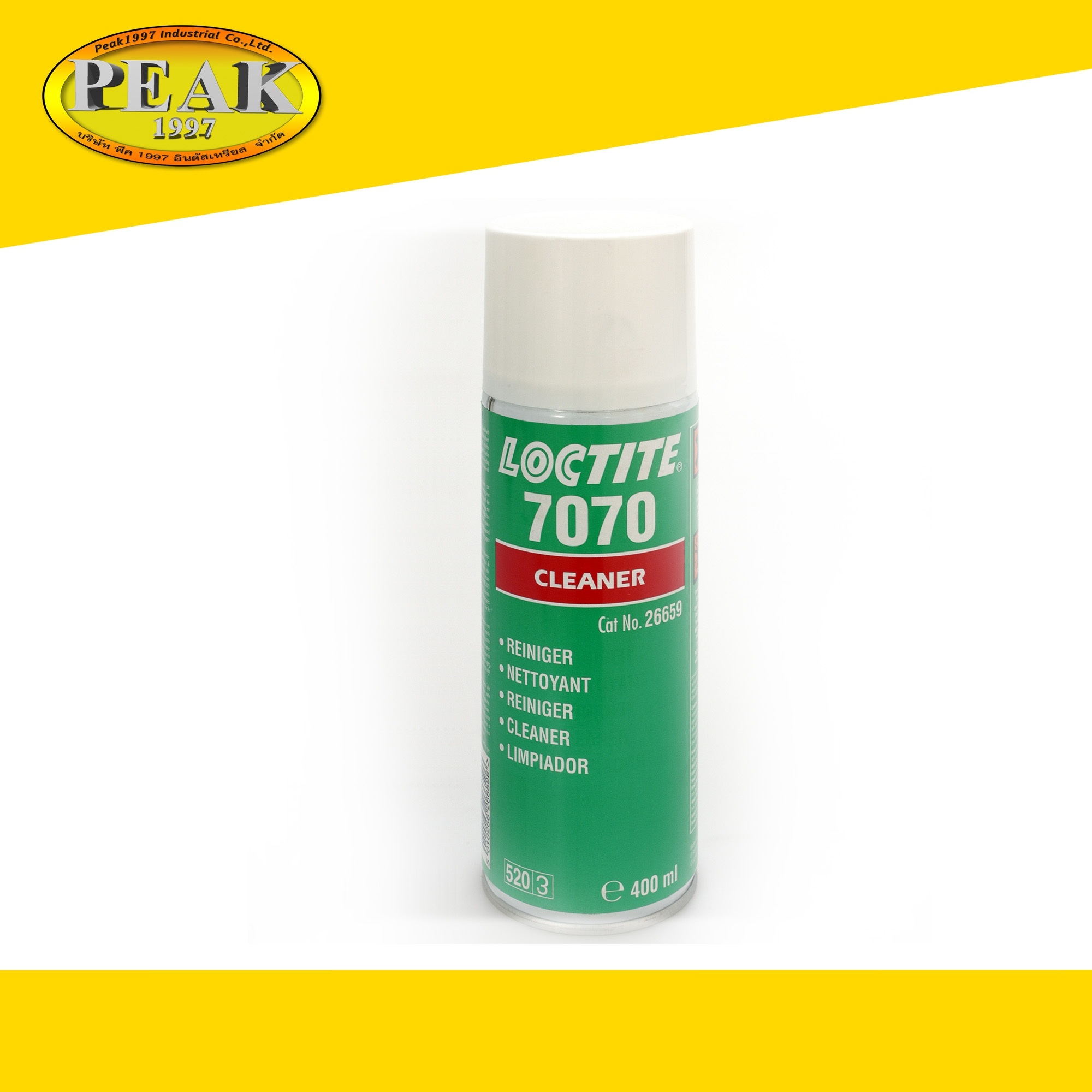 Loctite #SF7070 (7200) ODC-Free Cleaner & Degrease น้ำยาทำความสะอาดชิ้นงานและพื้นผิว 400ml.