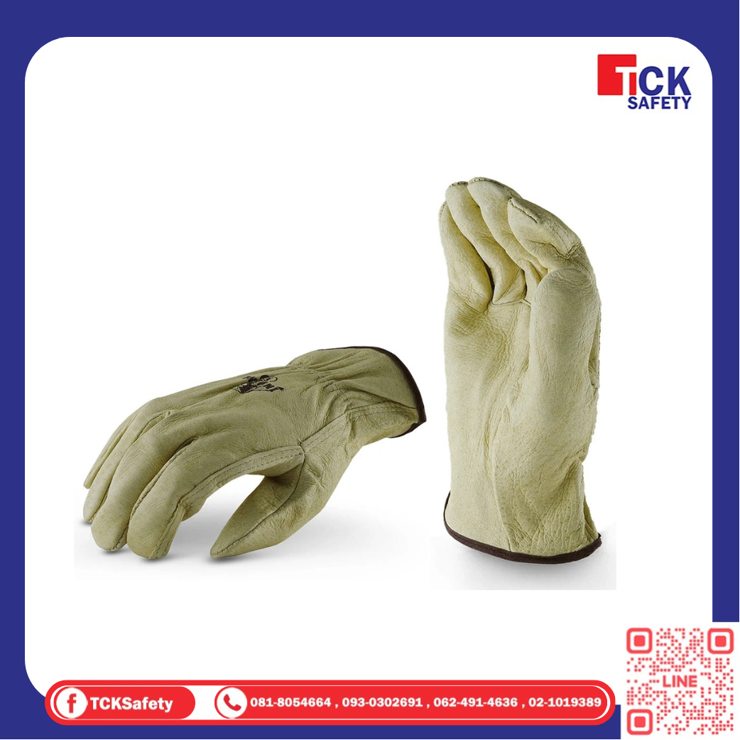 ถุงมือหนังผิวหมู PlGSKlN LEATHER GLOVES