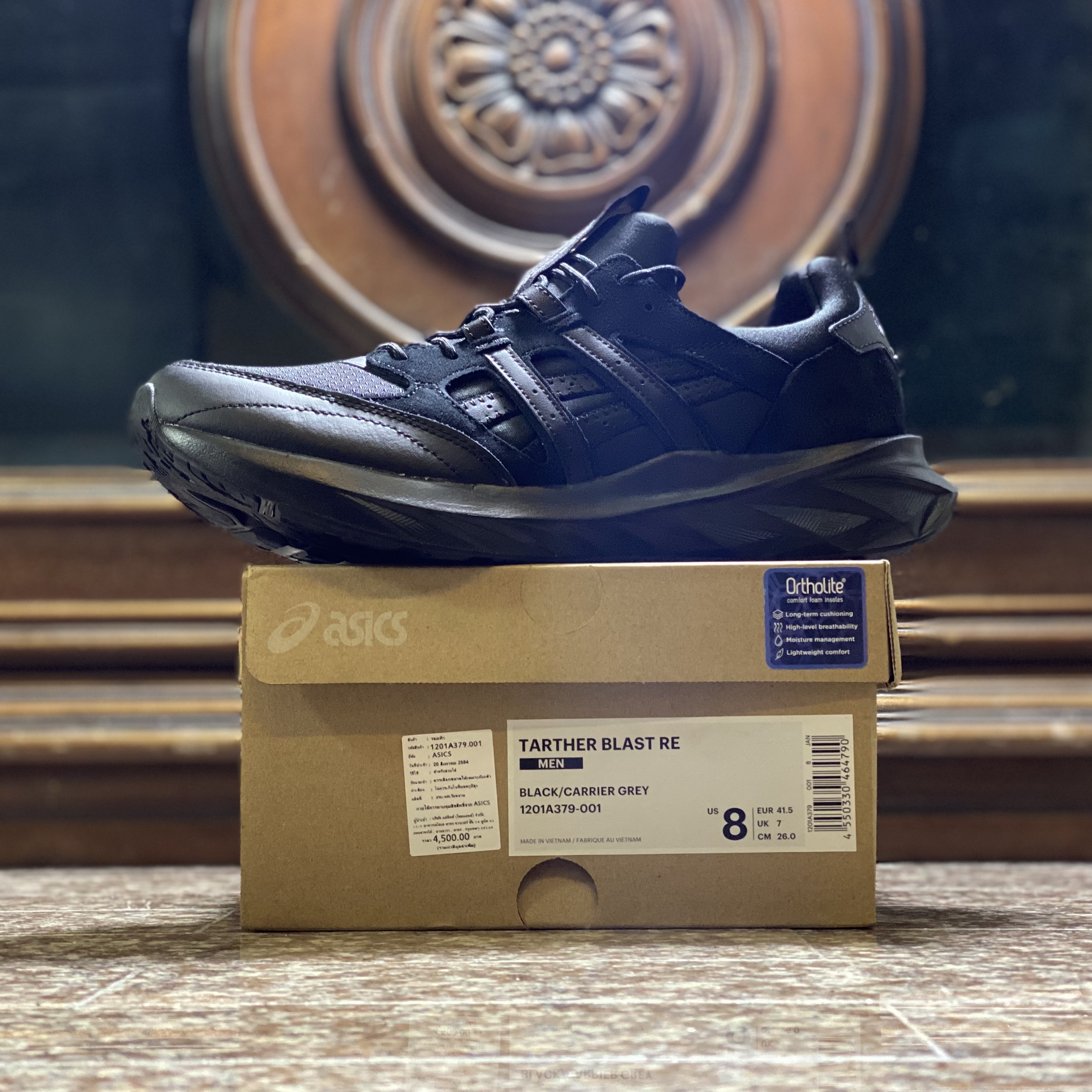 รองเท้า ASICS Tarther Blast RE ’TripleBlack’ (M9.5/10.5US)