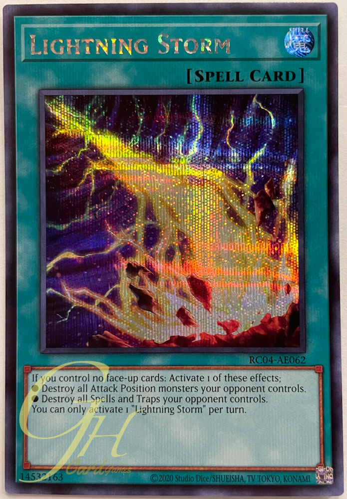 Yugioh [RC04-AE062] Lightning Storm (Secret Rare)