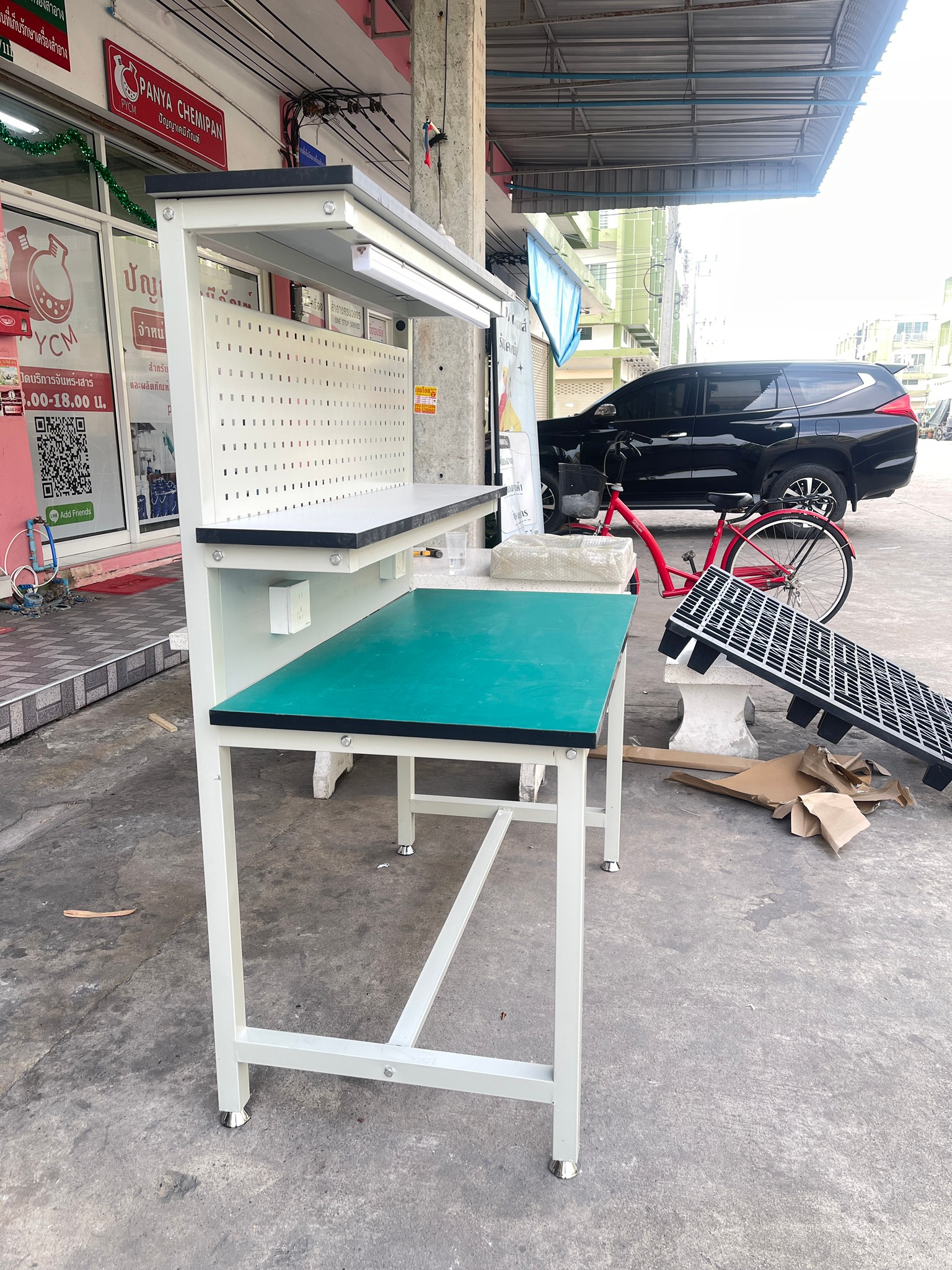 16546 โต๊ะโรงงาน โต๊ะประกอบชิ้นงาน โต๊ะทำงานป้องกันไฟฟ้าสถิต BC-WYGZT-9001