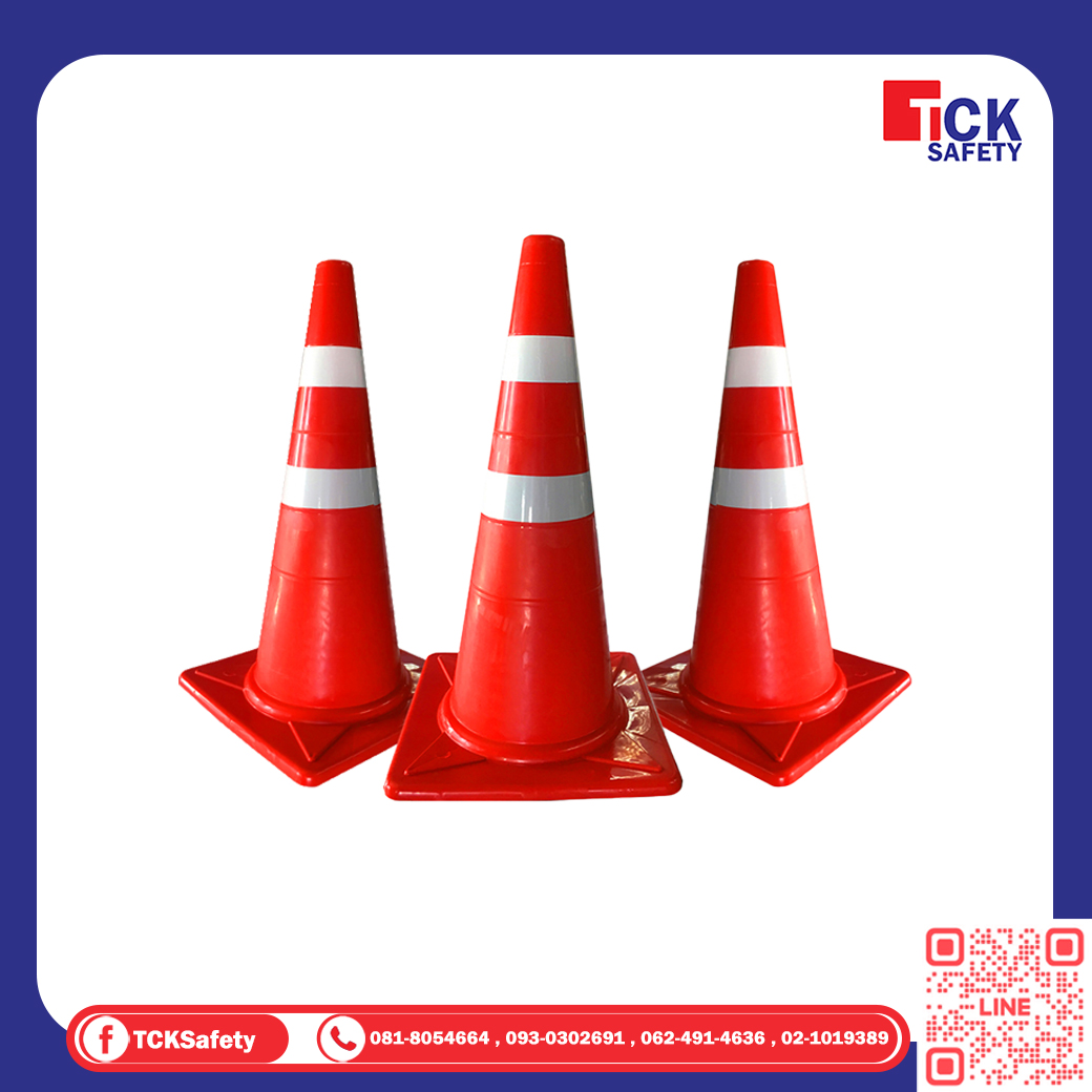 Plastic Traffic Cone (กรวยยางจราจร)