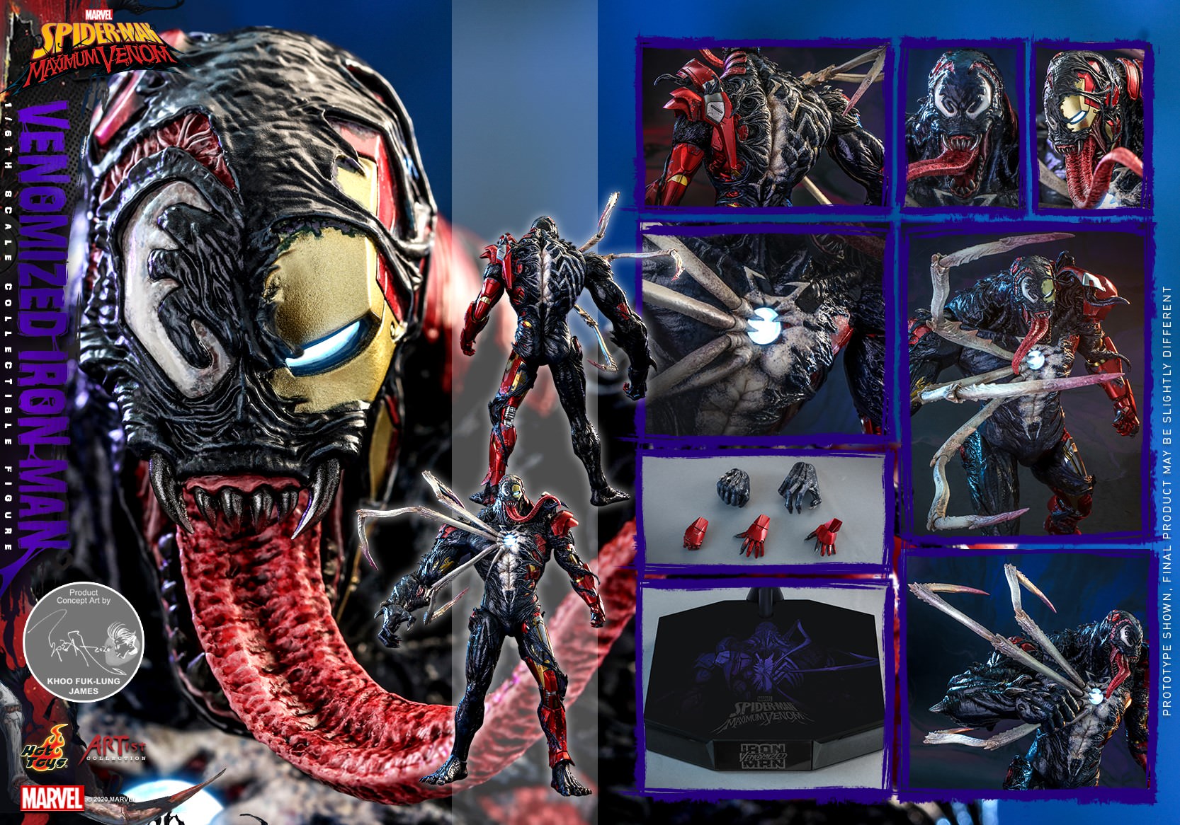 HOT TOYS AC 4 SPIDER-MAN : MAXIMUM VENOM – VENOMIZED IRON MAN