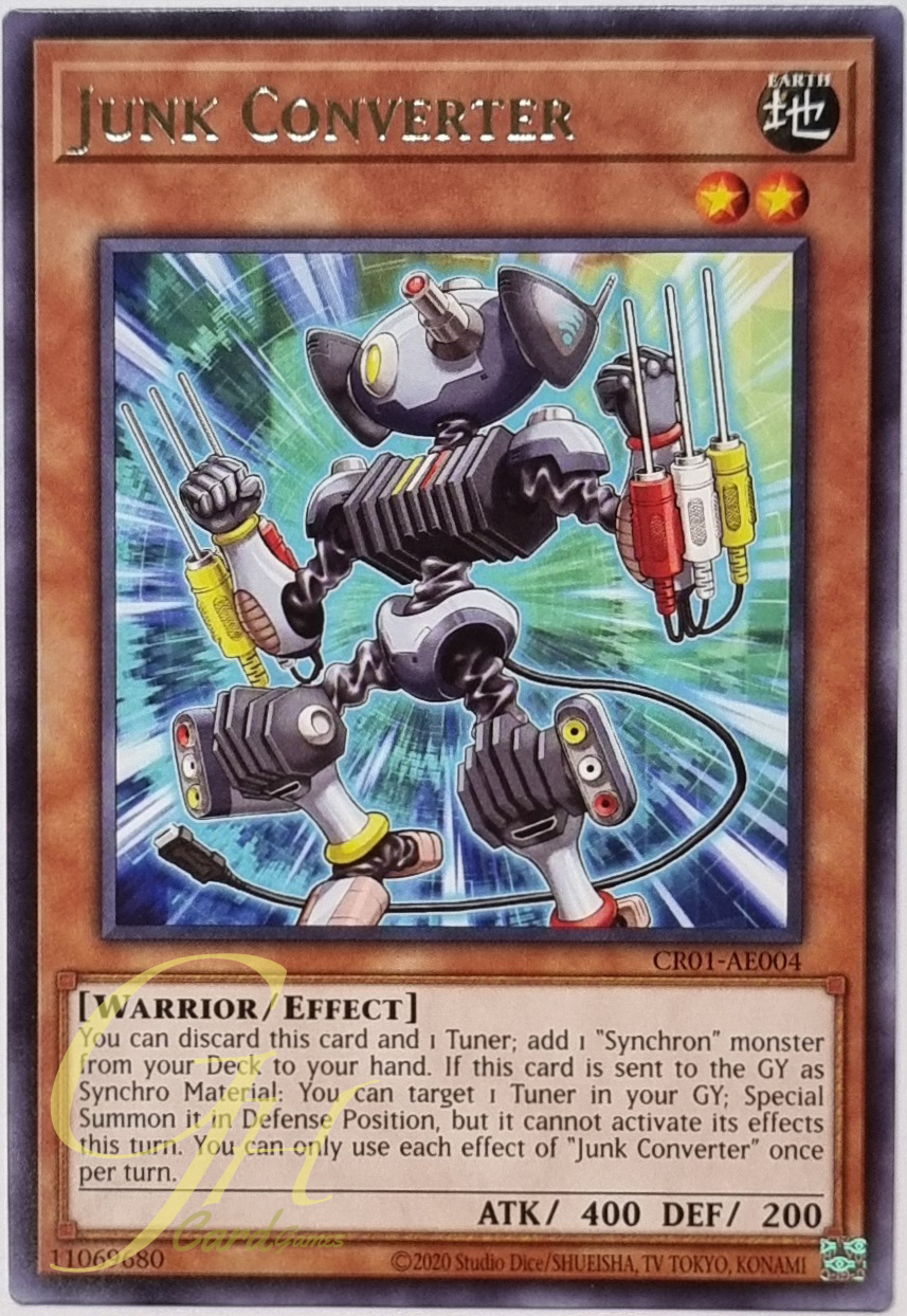 Yugioh [CR01-AE004] Junk Converter (Rare)