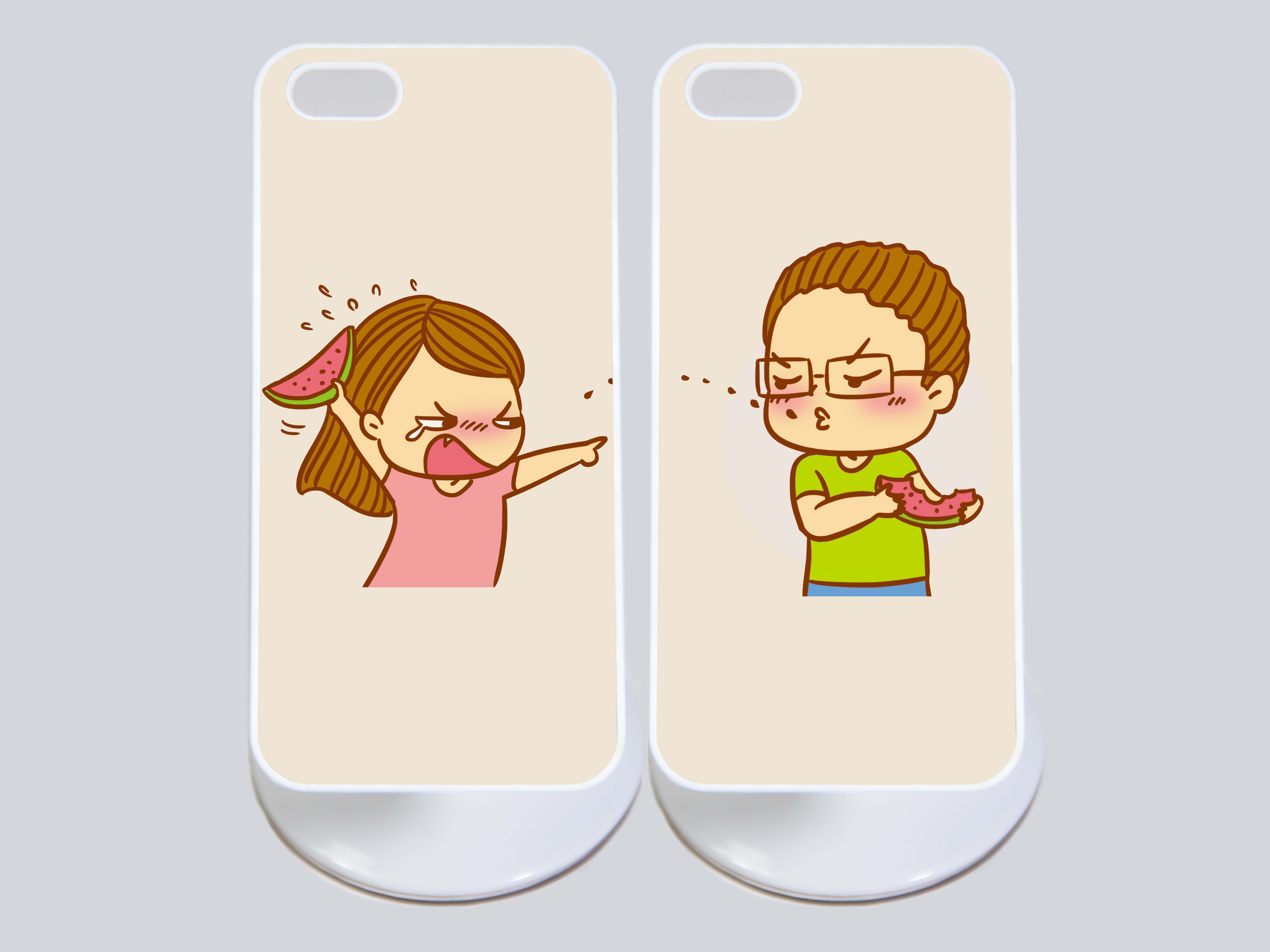 เคสสั่งทำ - ลายคู่ ลายการ์ตูน