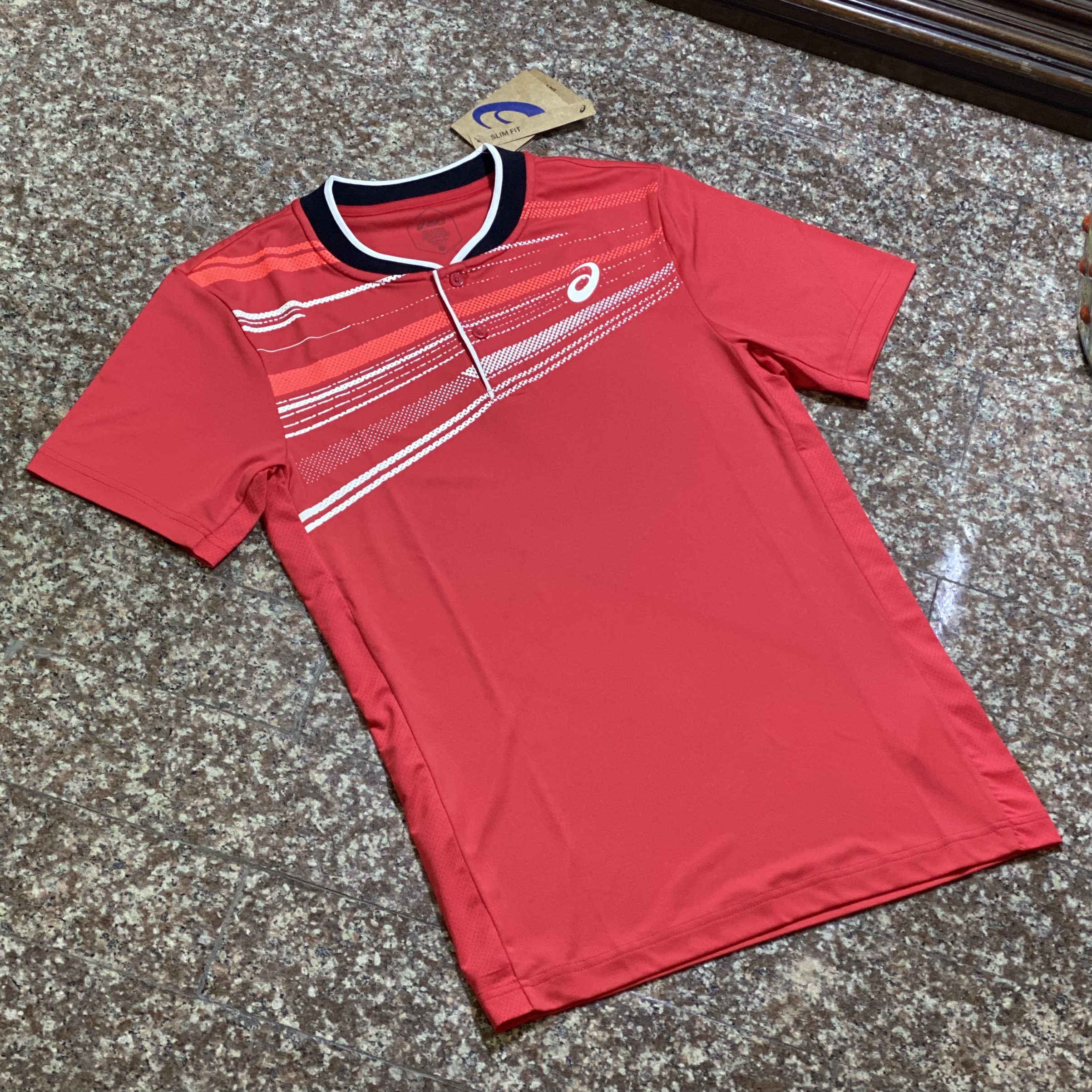 เสื้อ ASICS Court Graphic Polo Shirt (S,M)