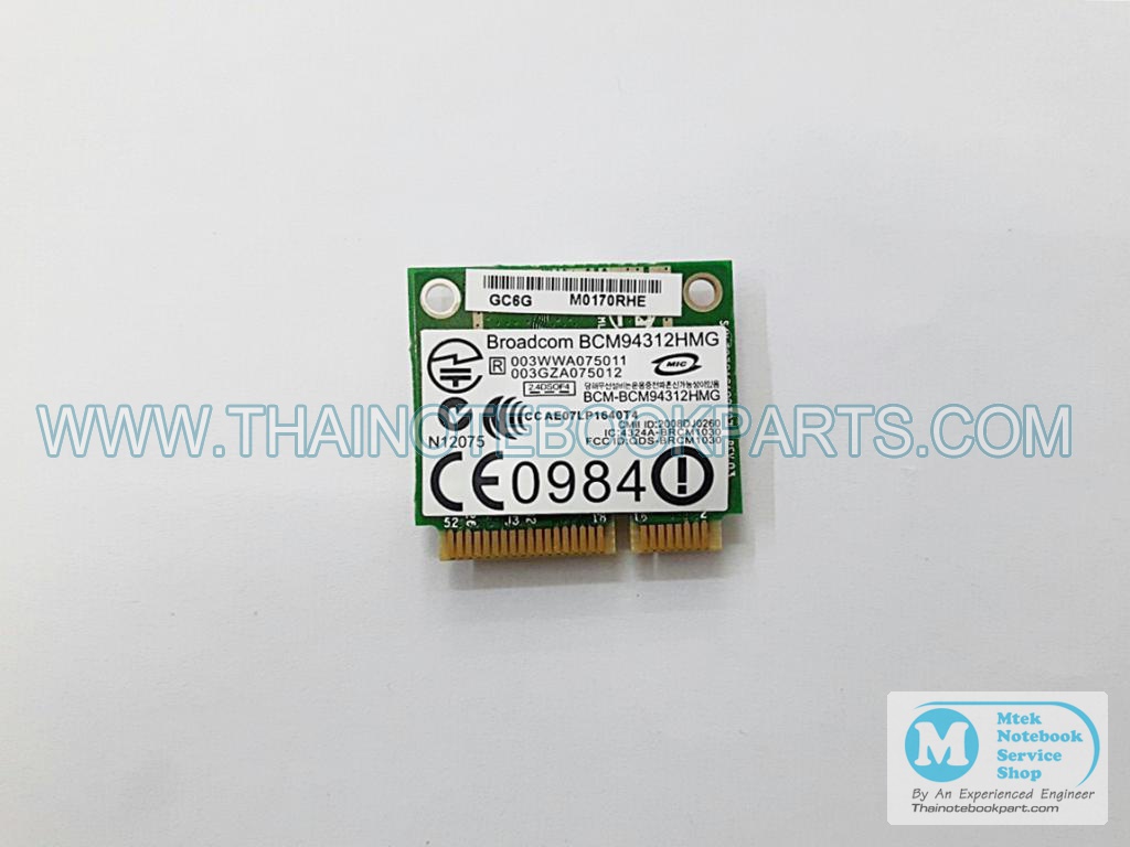 MT05868 การ์ด Wireless โน้ตบุ๊ค Dell Inspiron 1464 1440 1470 1564 1764 N5010 N7010 - DW 1397, BCM94312HMG Notebook Wireless Card (มือสอง) 2