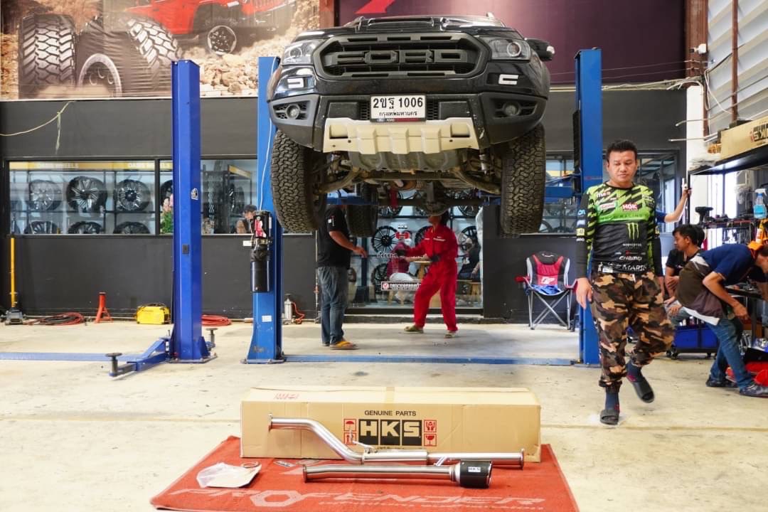 ติดตั้งเรียบร้อย ท่อ HKS จากญี่ปุ่น Carbon TAIL (Single) 𝙃𝙆𝙎 𝙇𝙀𝙂𝘼𝙈𝘼𝙓 𝙁𝙊𝙍𝘿 RANGER