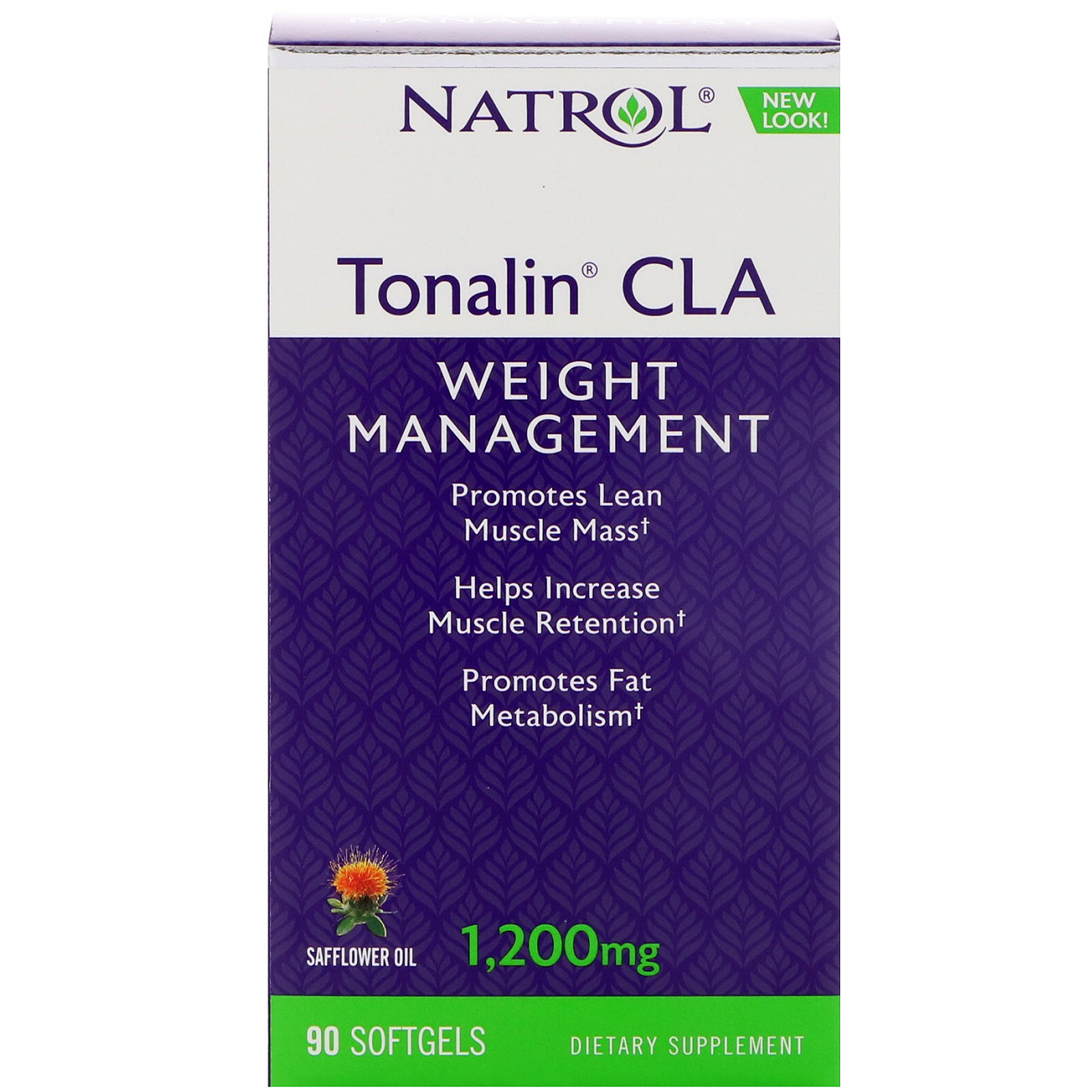 Natrol, Tonalin CLA with Safflower Oil, 90 Softgels