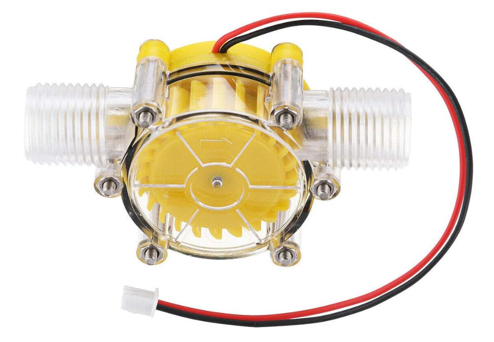โมดูลกำเนิดไฟฟ้าพลังงานน้ำ แรงดัน 12V (Water Flow Generator Turbine/Micro Hydro Generator) F50-12V