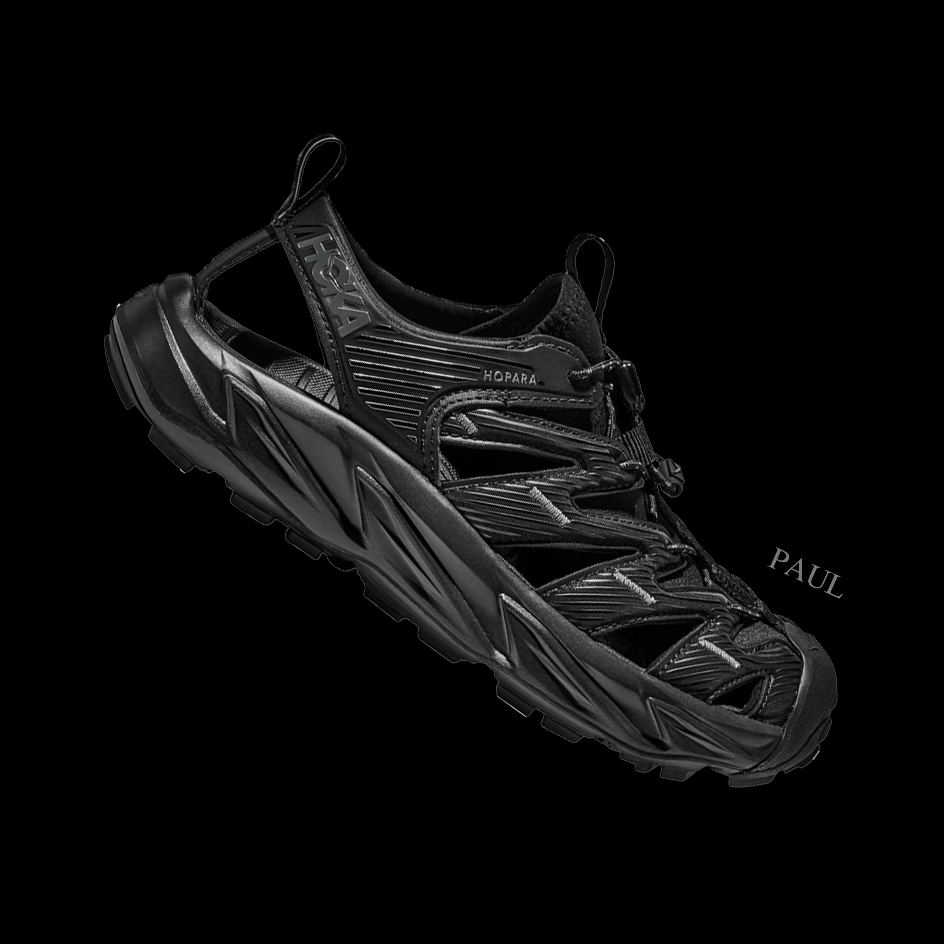 รองเท้า HOKA Hopara ‘TripleBlack‘ (W7.5/8US)
