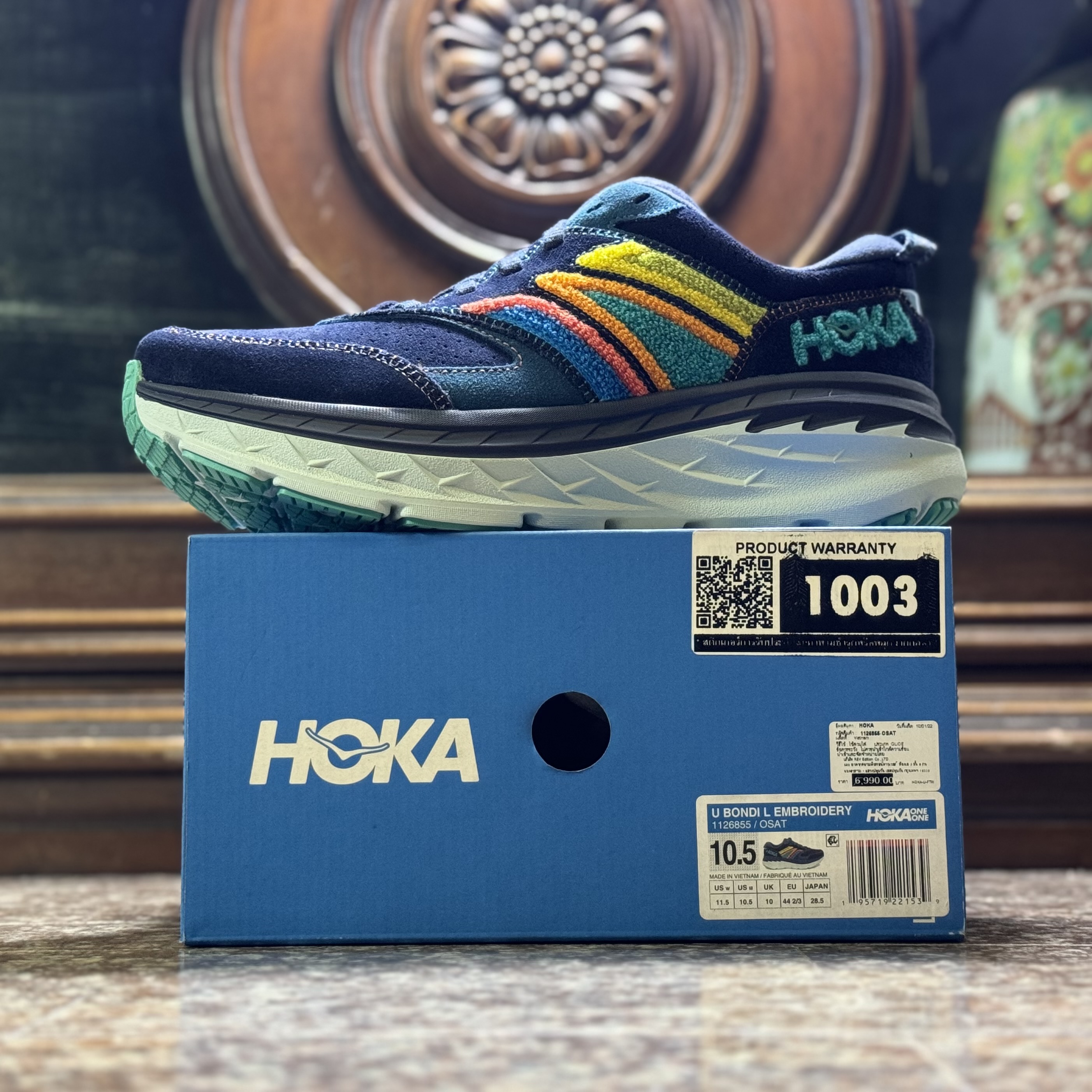 รองเท้า HOKA Bondi L Suede Embroidery ‘EXCLUSIVE’ (M10/10.5US)