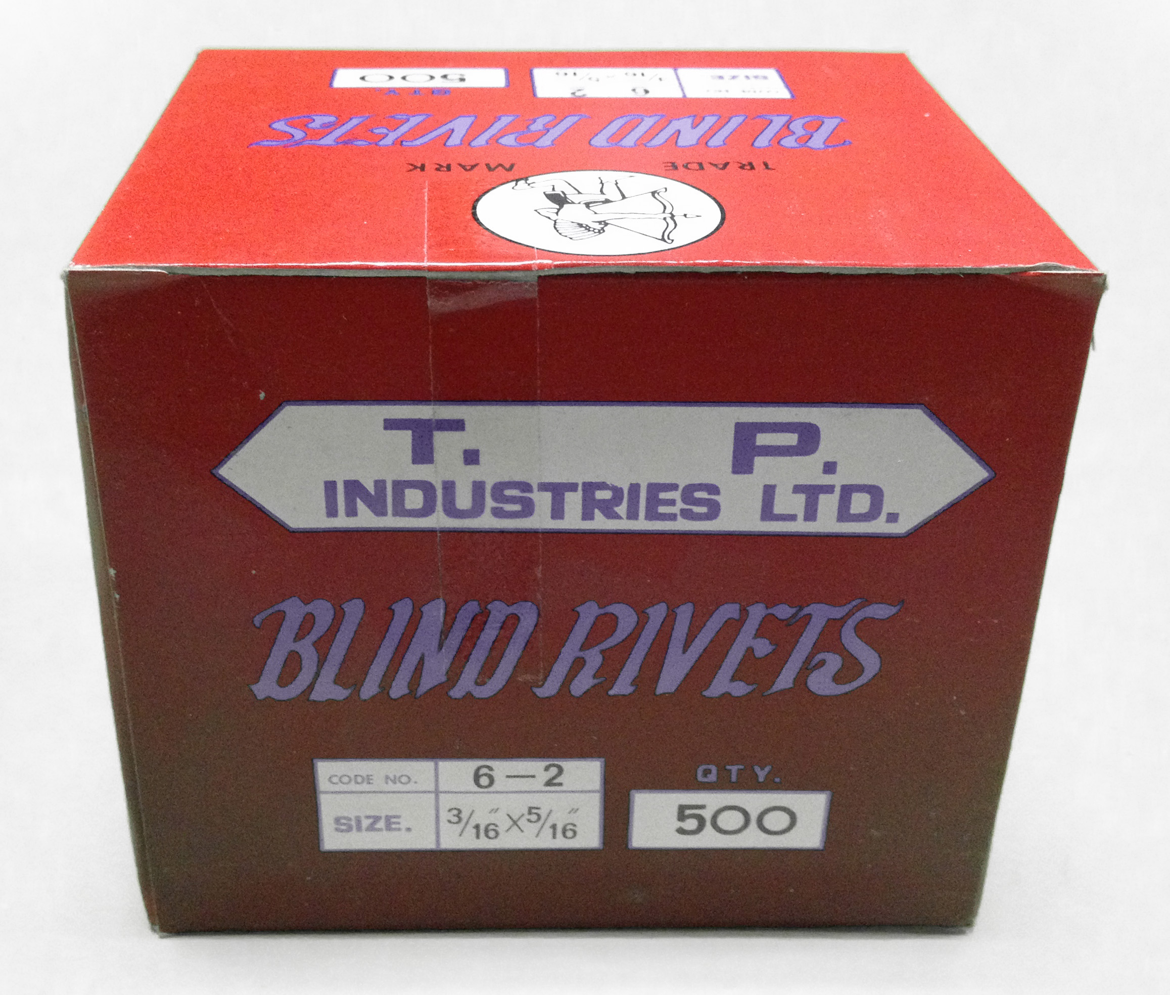 ตะปูยิงมีเนียม ตราคนป่า (กล่องสีแดง) BLIND RIVETS