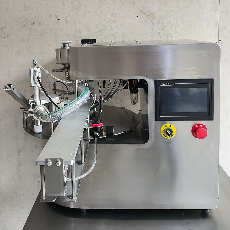 เครื่องบรรจุและปิดฝาอัตโนมัติ รุ่น JSK สำหรับถุงบรรจุแบบมีจุ 23726